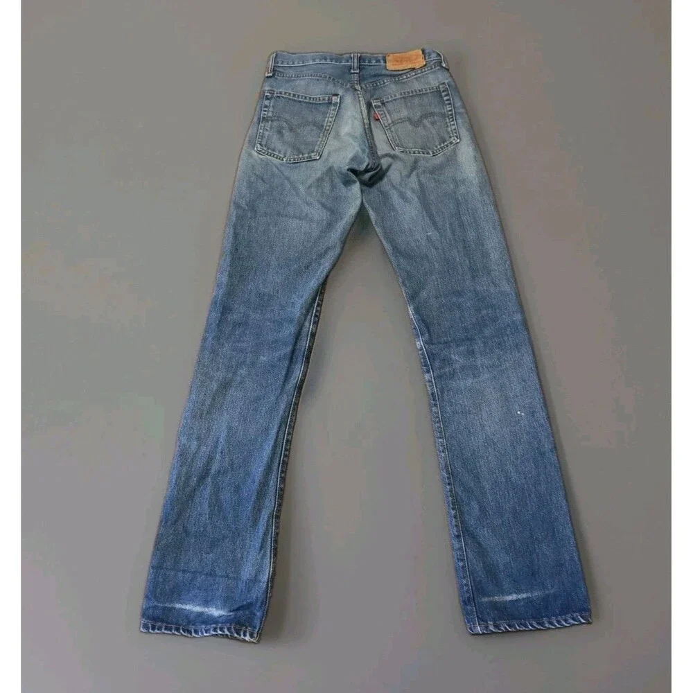 Vintage 1975 Levi's 505 Single Stitch Jeans Talon 42 Zip W29 L34 Factory 8...
